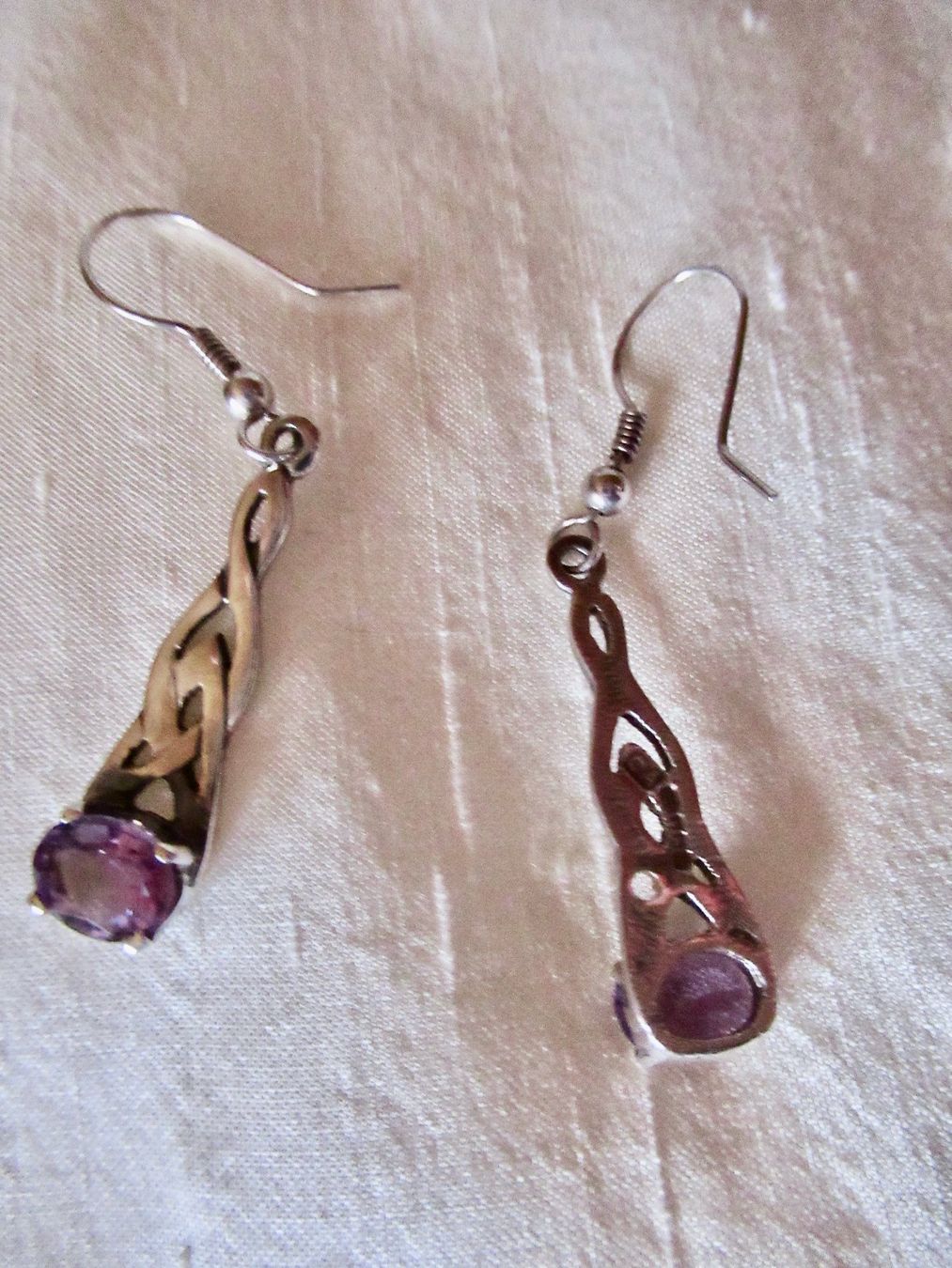 Ohrringe & -stecker: Ohrhänger mit Amethyst aus Schottland – Neu (gemäss Beschreibung) aus Frauenkappelen von HDPerle 6