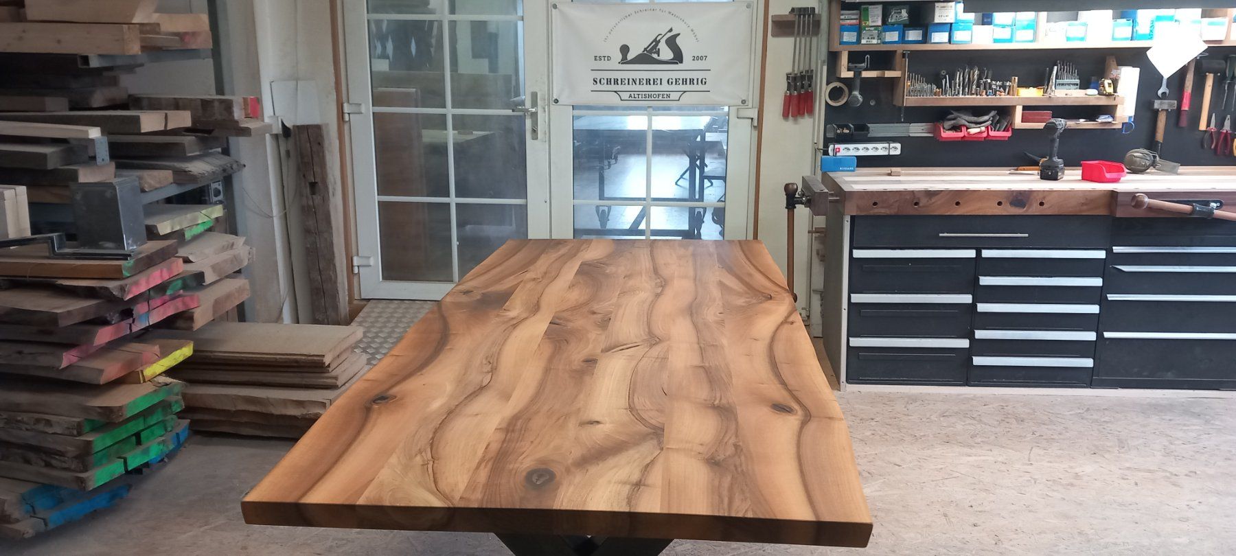 Tavoli: Nussbaum Massivholztisch rustikal 200cm – Nuovo (secondo la descrizione) da Altishofen venduto da Rossi464 8