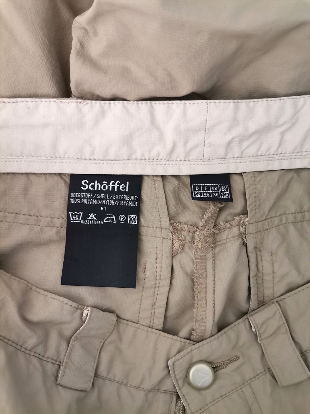 Schoeffel Pantalons: SCHÖFFEL Zip Off Trekking Hose, Gr. 52 – D'occasion à Schaffhausen par Restwert_SH 7