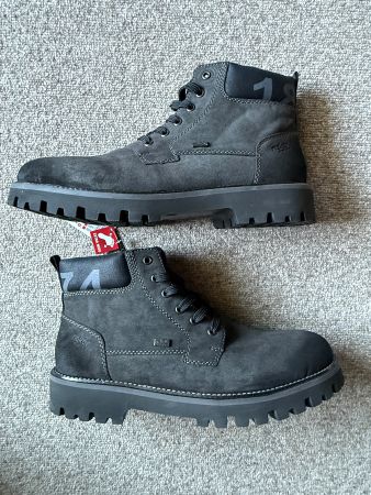 Neuer Rieker Winterschuh warm gefüttert Herren, Gr. 45, grau