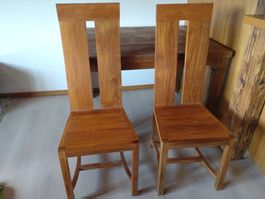 Hochwertiger Bali Teak-Stuhl