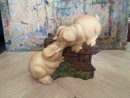 Süsses Schweinchenpaar Artefice Figur Deko 🐷 ❤️ 🐷