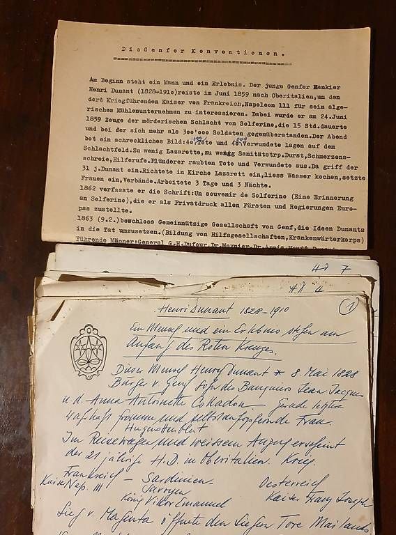 Plaketten & Abzeichen: Original Armbinde - Mostrina ORIGINALE di Henry Dunant – Gebraucht aus Pianezzo von Millecolline 3