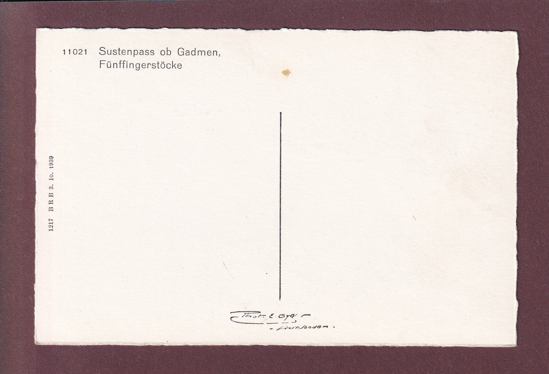 Cartoline postali: Sustenpass ob GADMEN - Fünffingerstöcke – Usato da Pully venduto da nicecards 1