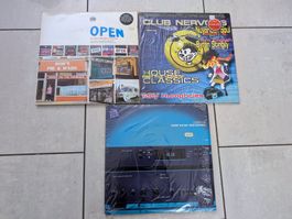3 x HOUSE COLLECTION VINYL (OPEN, Club Nervous, Locked On)