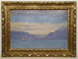 BATEAUX À VOILE SUR LE LAC LÉMAN  -  Alexis VAUTIER
