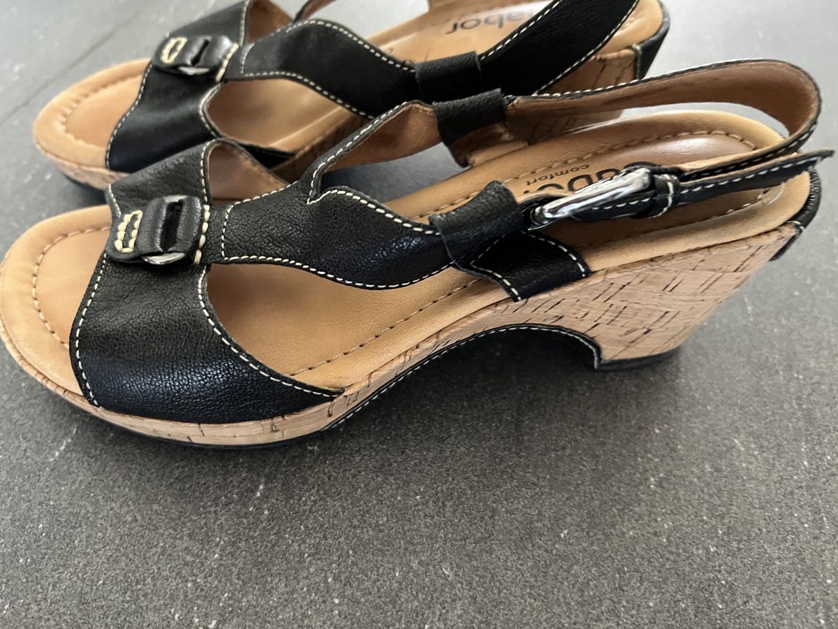 Gabor Scarpe da donna: Sandale mit Korkansatz Gabor Gr. 36 – Usato da Sirnach venduto da Mouse1973