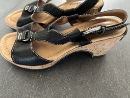 Sandale mit Korkansatz Gabor Gr. 36