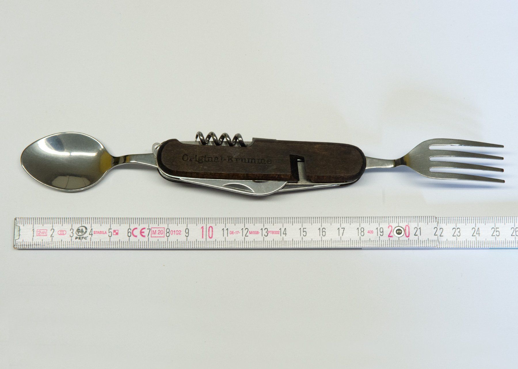 Set di posate: Messer mit Essbesteck, "Original Krumme", Holzschale – Nuovo (secondo la descrizione) da Lützelflüh-Goldb venduto da Harriho 6