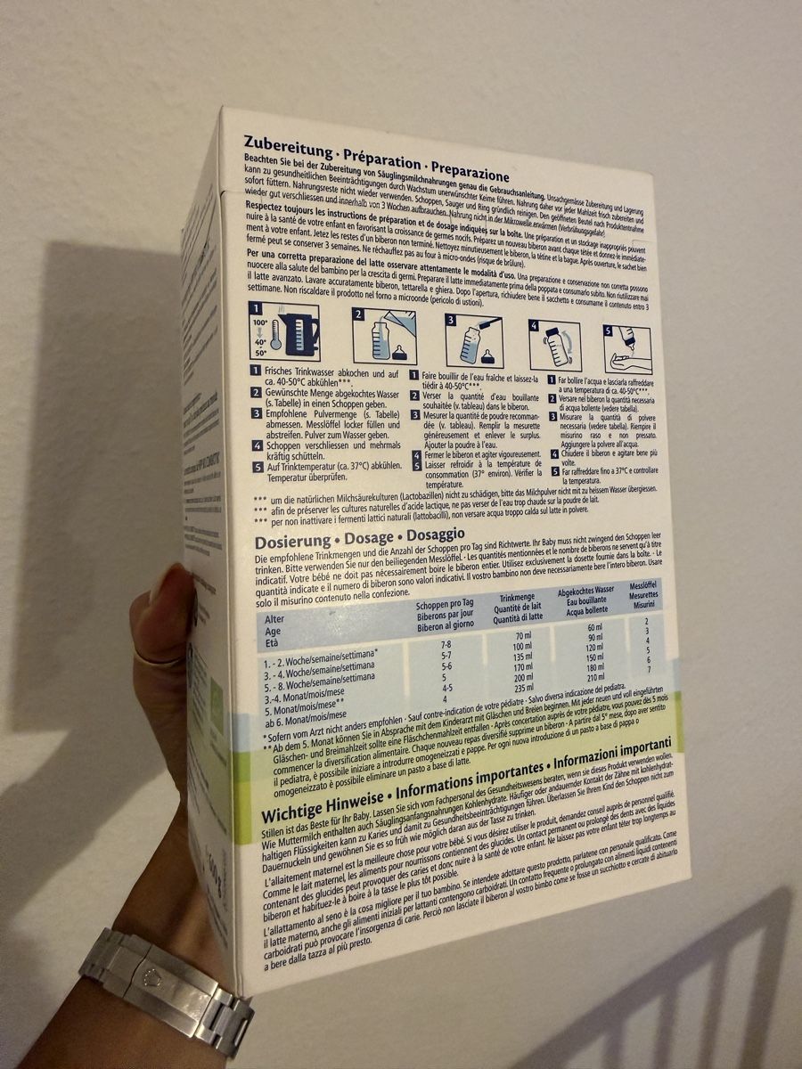 Lebensmittel & Spezialitäten: HiPP BIO COMBIOTIK PRE Anfangsmilch NEU – Neu und originalverpackt aus Zürich von Coco.swiss 2