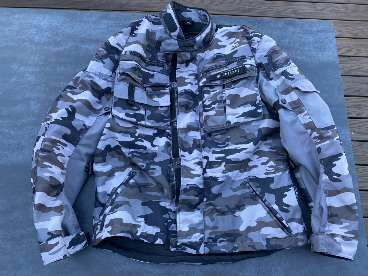 Jacken: Motorrad Textiljacke HELLFIRE – Gebraucht aus Eiken von Carcharias