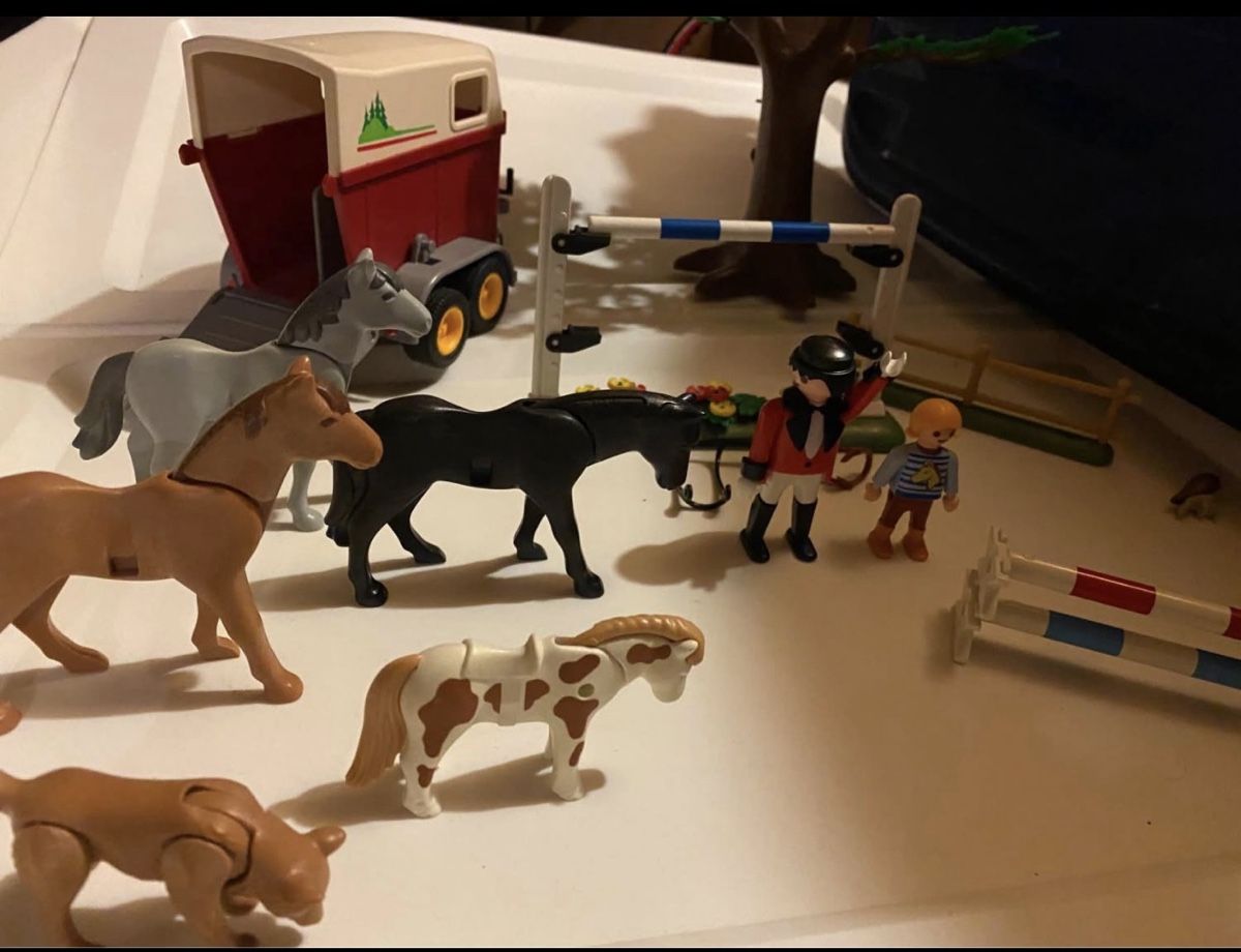Playmobil Giocattoli: Playmobil Pony Camping  und Springparcour  – Usato da Aesch (Neftenbach) venduto da Manolita97 1