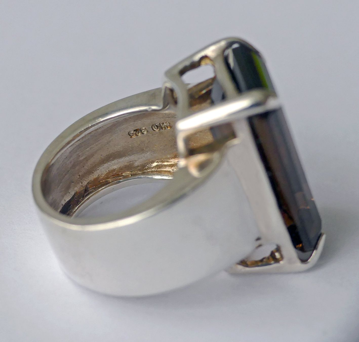 Anelli: Ring mit Rauchquarz – Usato da Matten b. Interlaken venduto da kero71 3