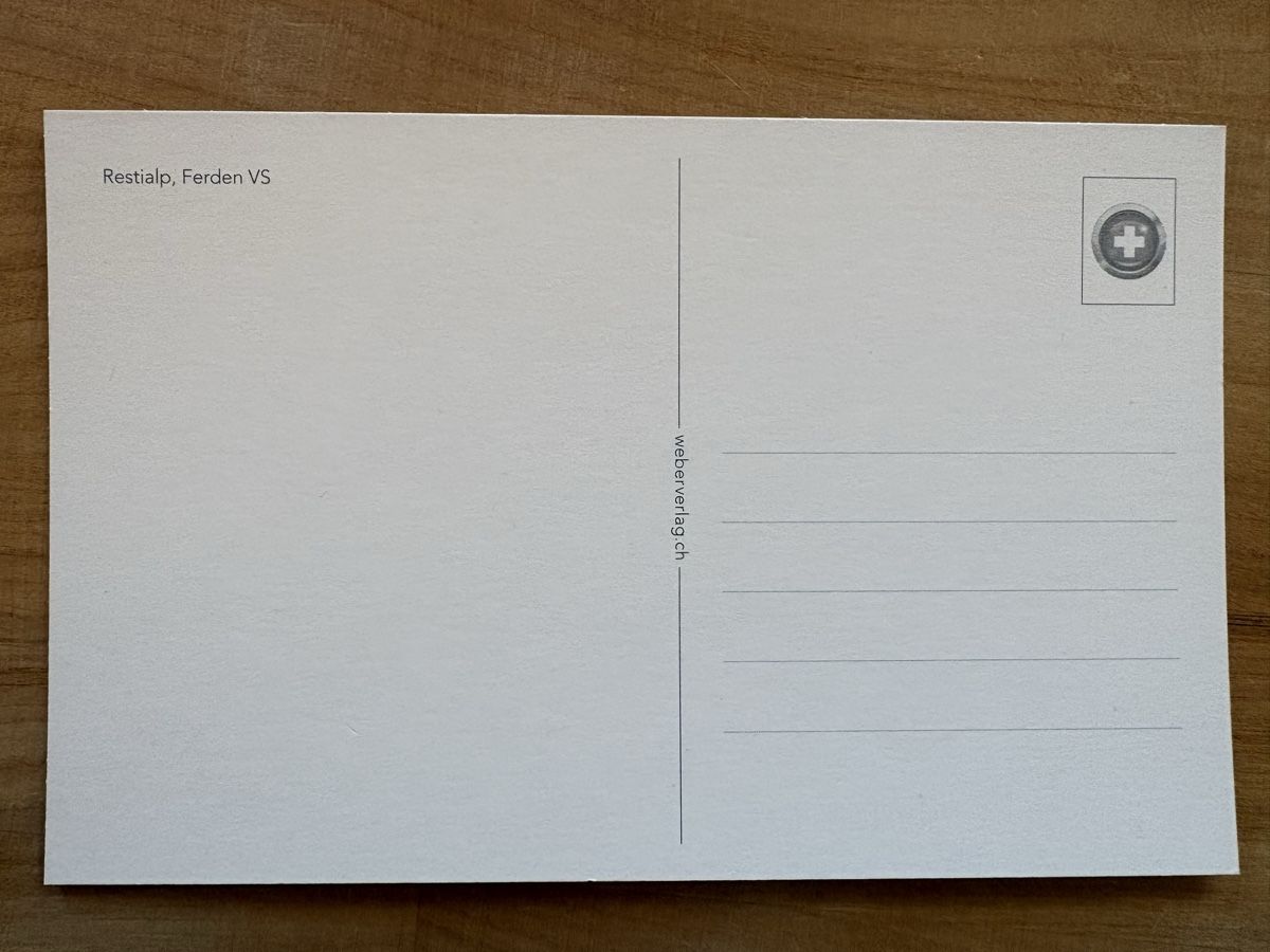 Cartoline postali: AK von Restialp Ferden – Nuovo (secondo la descrizione) da Rümlang venduto da Kartenpost1 1