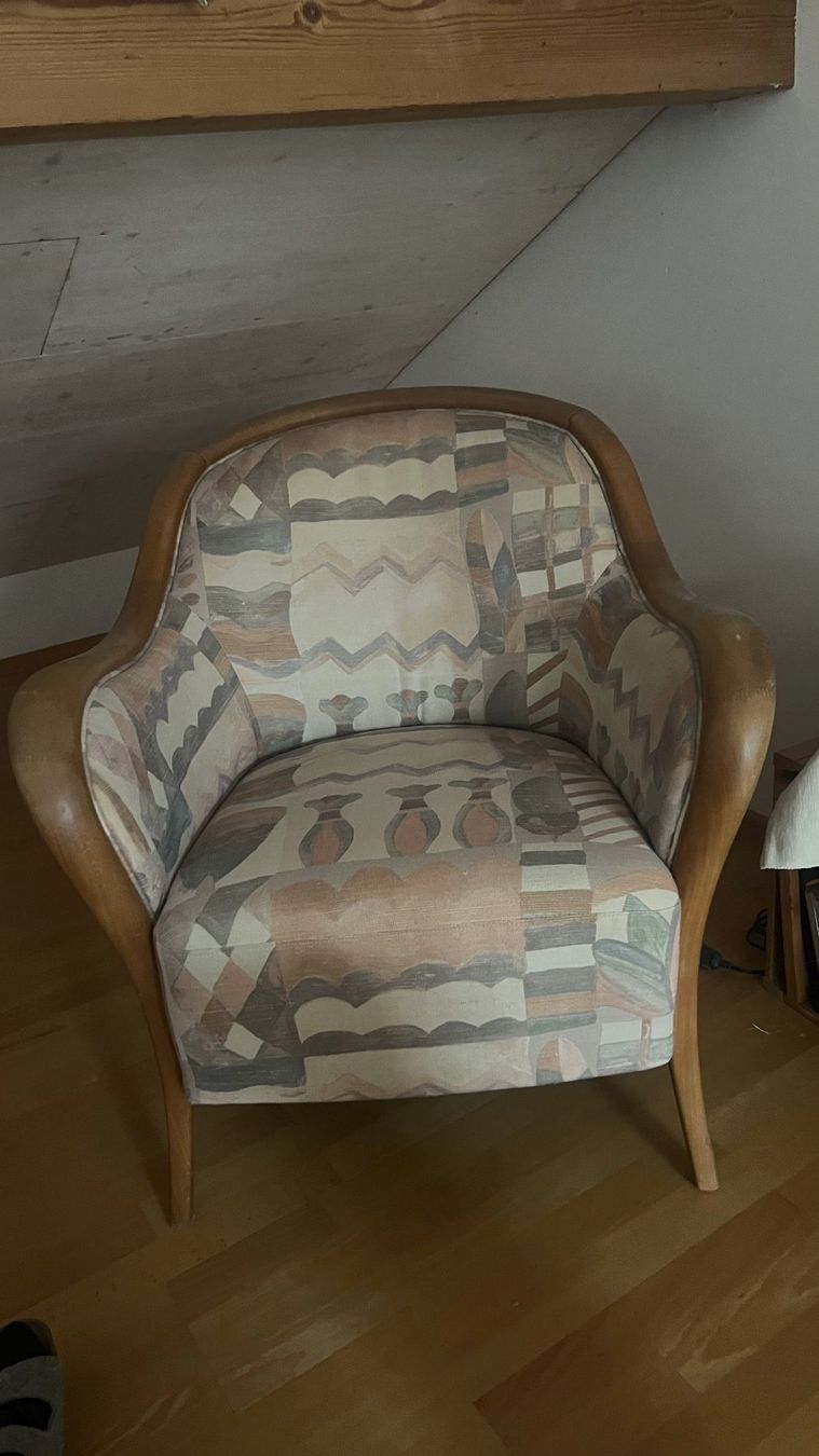 Divani: Sofagarnitur Couch 2-Sitzer+Sessel Canapé Buche/Stoff – Usato da Kehrsatz venduto da Heikas 3