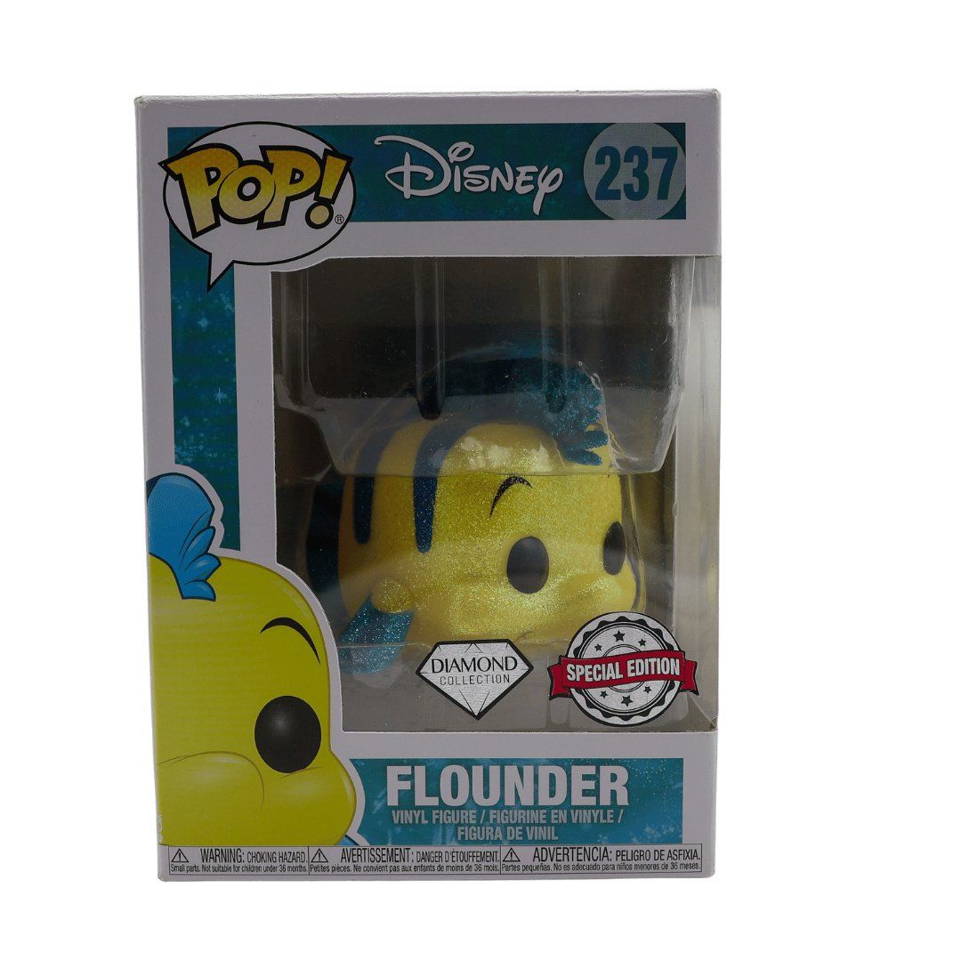 Funko Statuette: Flounder [Diamond] #237 Funko POP Disney – Nuovo e nell'imballaggio originale da Paudex venduto da dindeboy