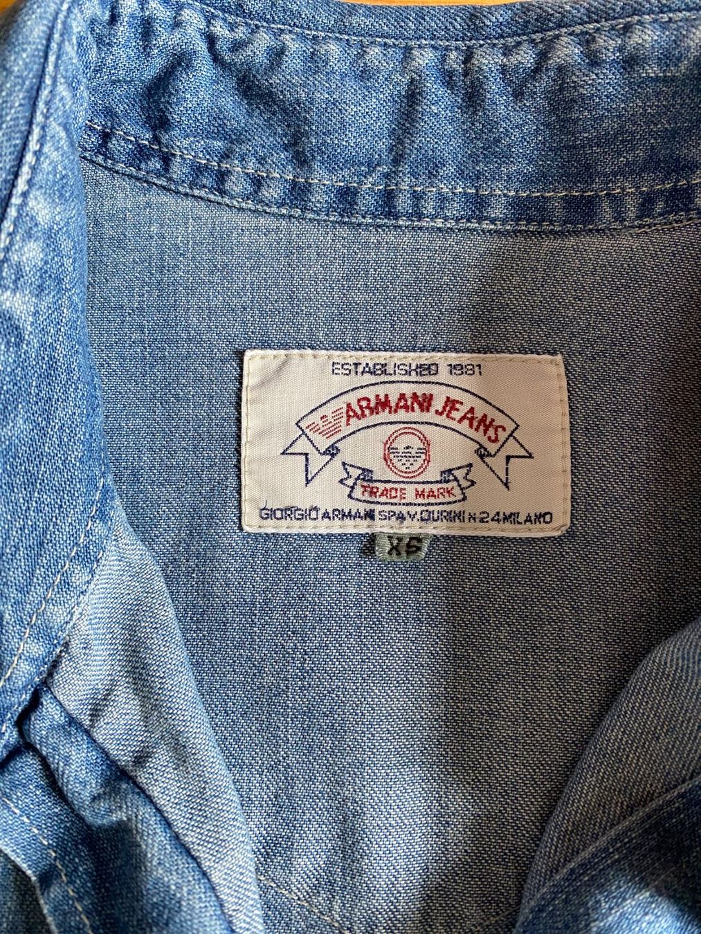 Camicette: Jeanshemd, Damen XS-S, Armani – Usato da Zürich venduto da leo0105 2