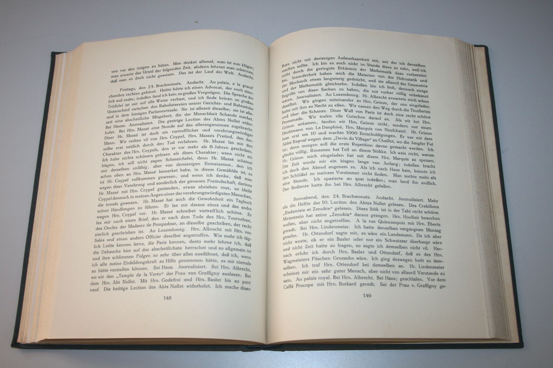 Libri: F. Schwarz: Isaak Iselins Pariser Tagebuch 1752, Basel 1919 – Usato da Schaffhausen venduto da Kartenprofi 5
