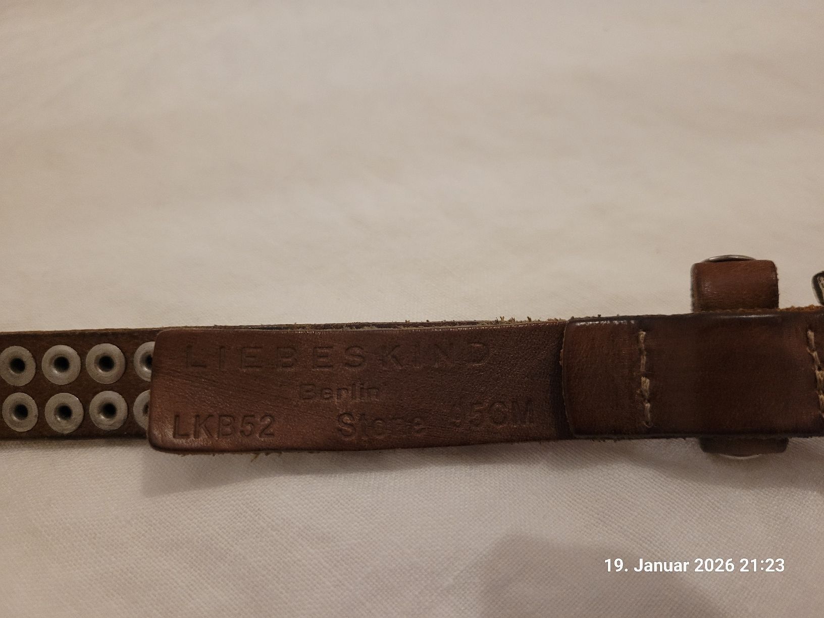 Liebeskind Cinture: LIEBESKIND Berlin Ledergürtel – Usato da Bünzen venduto da Milly32 3