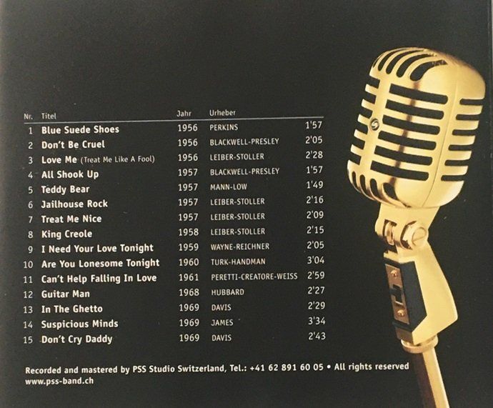 CD: Pete & PSS-Band - Celebrating Elvis - Vol. 1 – Usato da Grüningen venduto da azulgris 1