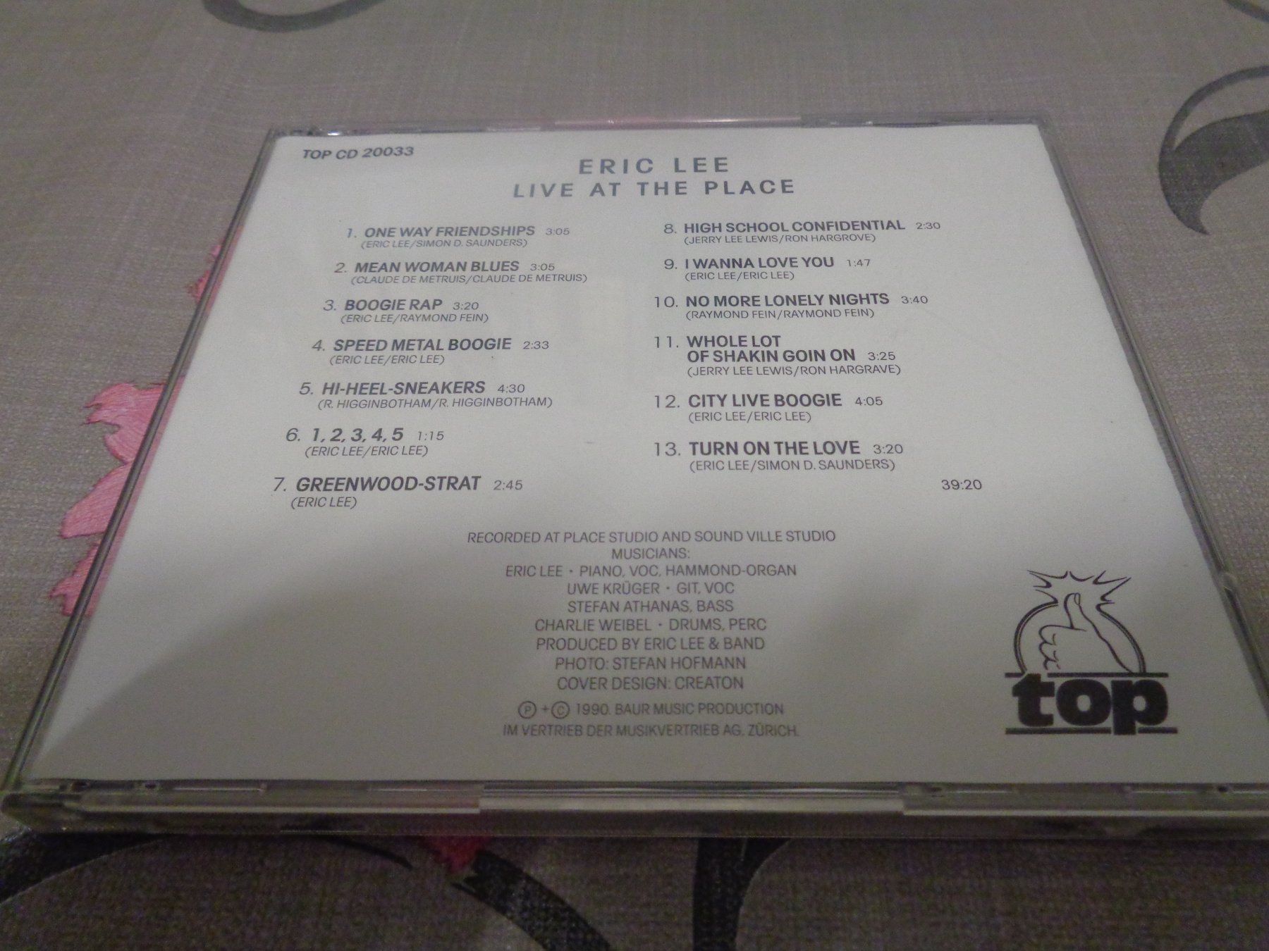 CD: Eric Lee - Live at the Place CD – Usato da Olten venduto da Disc-Ausverkauf 1