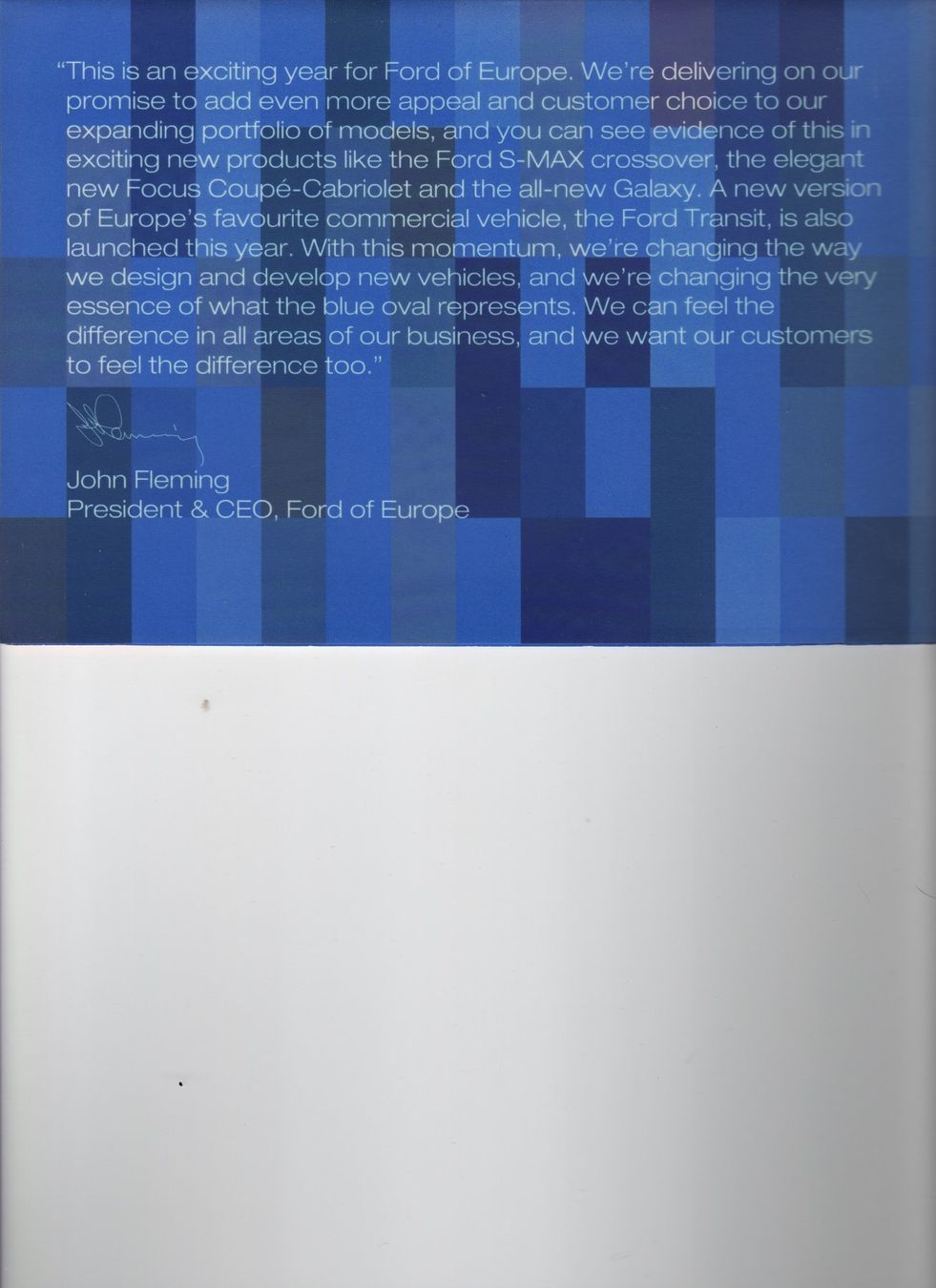 Ford Dokumente: Presseinformation Ford Genf 2006 – Neu (gemäss Beschreibung) aus Corminboeuf von corbay 1
