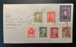 Argentinien Brief, Mendoza - Deutschland 1954