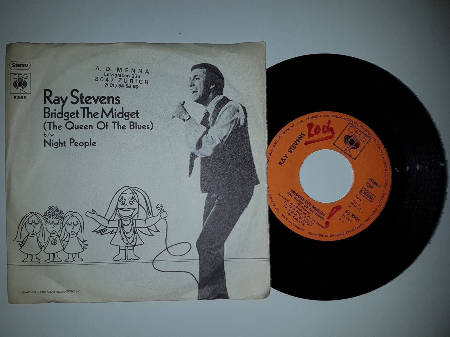 Dischi in vinile: Ray Stevens  -  Bridget The Midget, 1971 – Usato da Zürich venduto da Avd 4