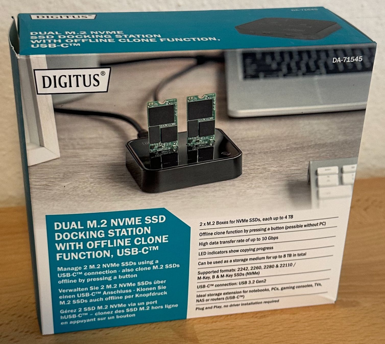 Docking station: Digitus Dual M.2 NVMe SSD Docking Station – Nuovo e nell'imballaggio originale da Zürich venduto da mdp3