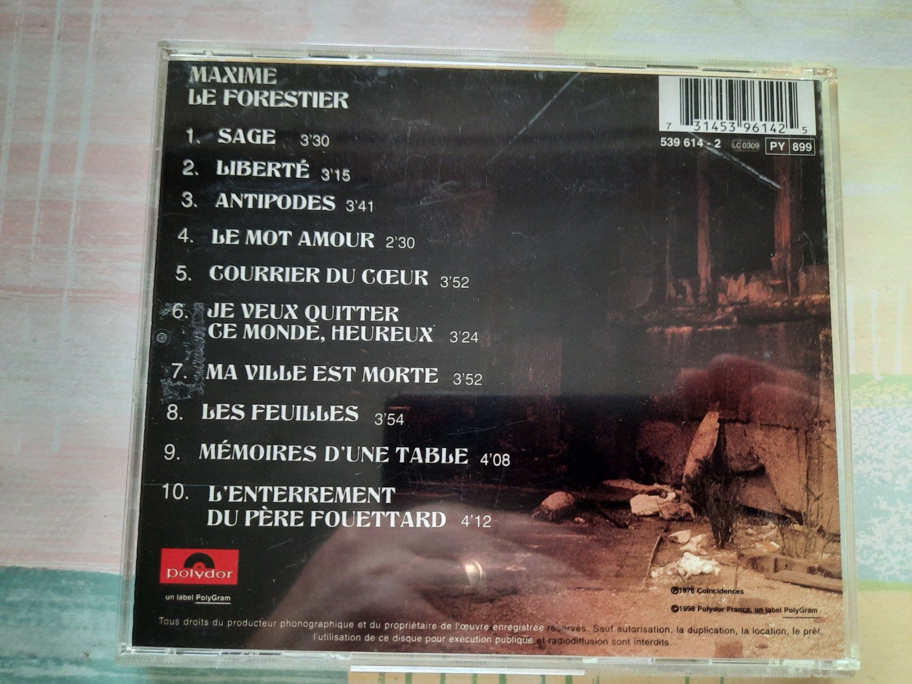 CDs: Cd Maxime Le Forestier - No 5 – Gebraucht aus Pully von bro_n52j 1