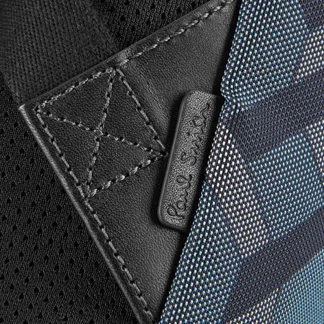 Paul Smith Zaini: Paul Smith Belvoir Tiles Backpack - Blue – Difettoso da Basel venduto da Harper.G 1
