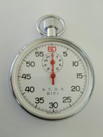 Neuwertige Stoppuhr mechanisch S.C.O.G. Biel von herwins