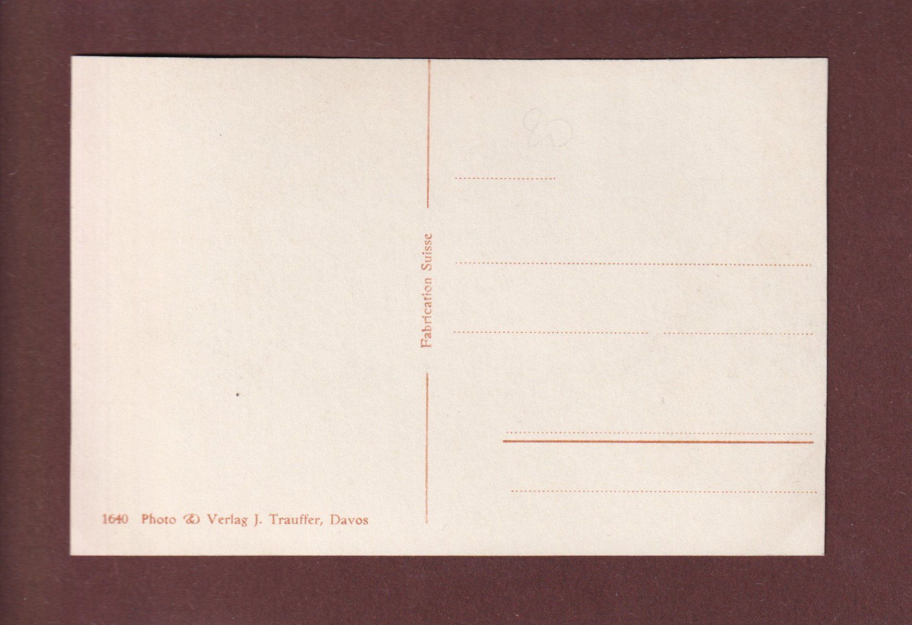 Cartes postales: DAVOS - Kurpark – D'occasion à Pully par nicecards 1