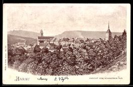 AK Aarau, Ansicht vom Schanzrain aus