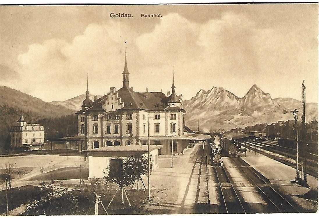 Cartoline postali: Goldau Bahnhof Dampflock – Usato da Wetzikon ZH venduto da Brulu100
