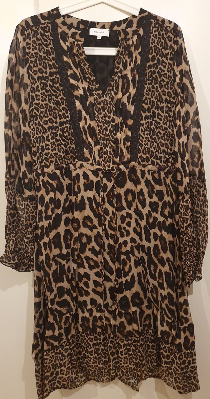 Kleider: Darling Harbour Kleid Gr. 34 Leoprint – Neu (gemäss Beschreibung) aus Heinrichswil von sabi2809