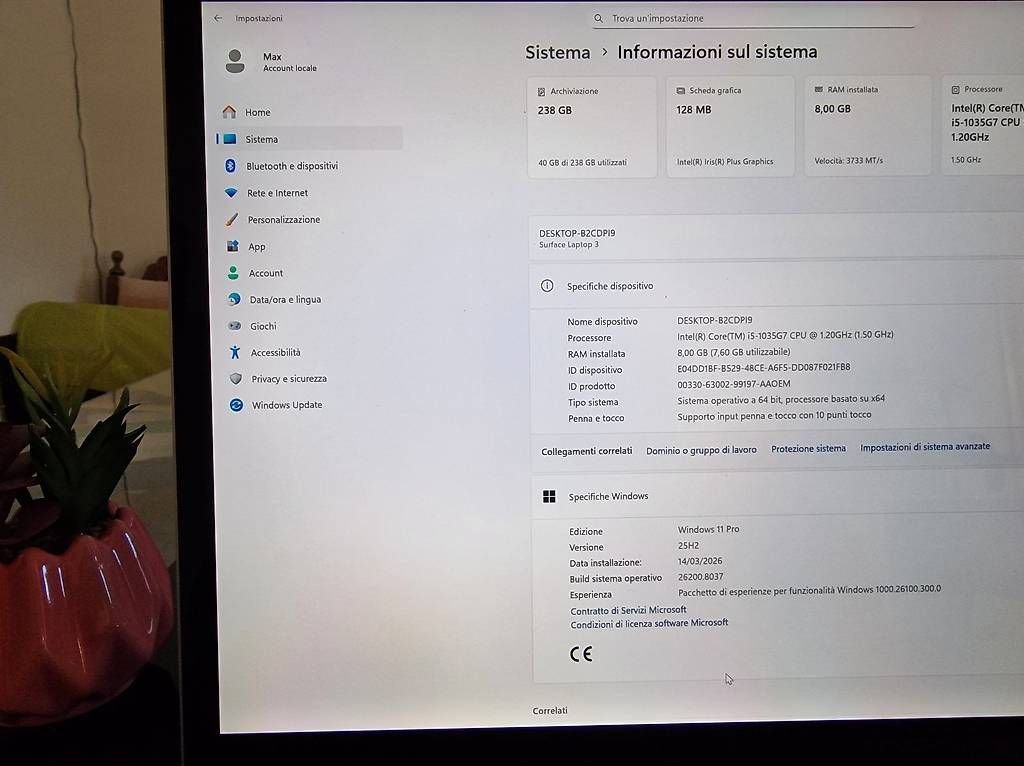 Notebooks: SURFACE LAPTOP 3 15 POLLICI, IN OTTIMO STATO – Gebraucht aus Cugnasco von maxm67 3