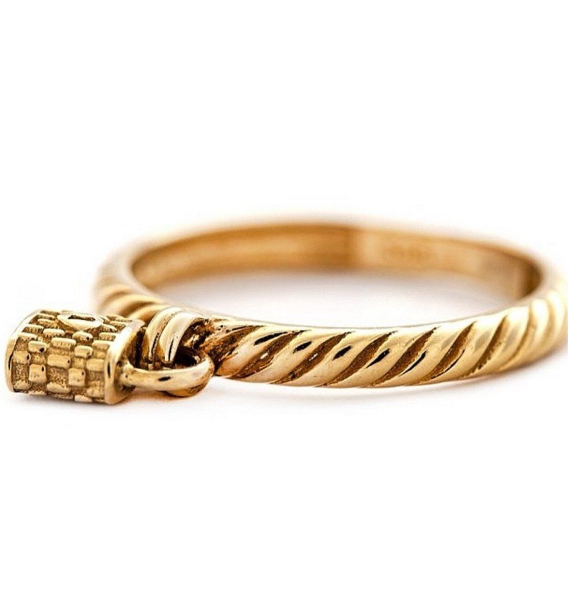 Anelli: Herziger Ring mit Schloss 14k Gelbgold – Nuovo (secondo la descrizione) da Untersiggenthal venduto da TimeandShine 2
