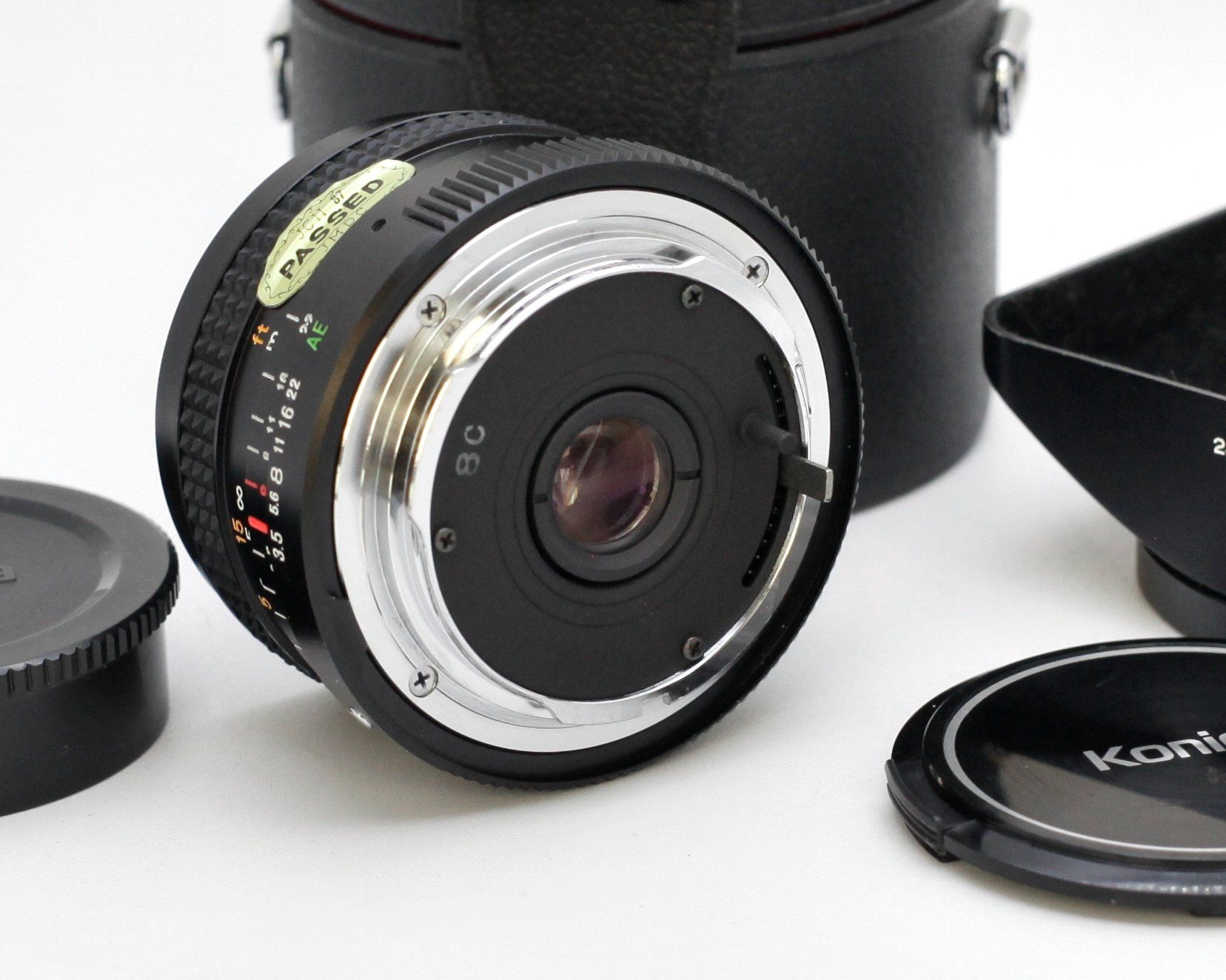 Konica Obiettivi: Konica Hexanon AR 28mm f3.5 komplett Set – Usato da Birsfelden venduto da Waldbrettspiel 3