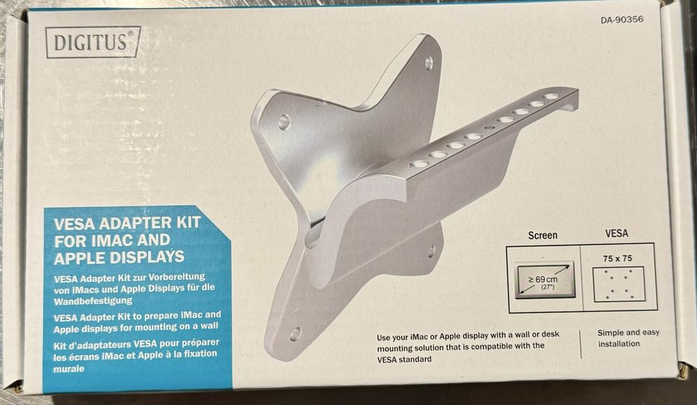 VESA Adapter Kit für iMac und Apple Displays (Neu und originalverpackt ...