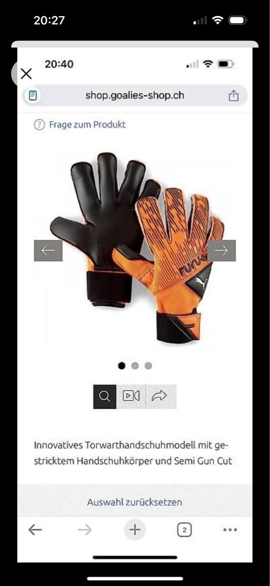Puma Guanti & manicotti: Torwarthandschuhe "Puma " FUTURE Grip 9,0 – Nuovo (secondo la descrizione) da Zofingen venduto da Angelomichael
