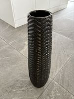 Bodenvase schwarz, Höhe 49cm
