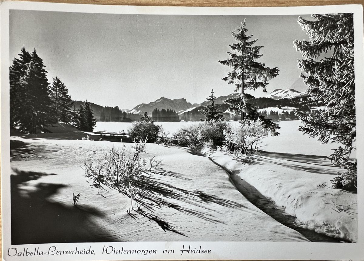 Cartoline postali: Schöne AK Vallbella-Lenzerheide.1959 – Usato da Muotathal venduto da OttoK01