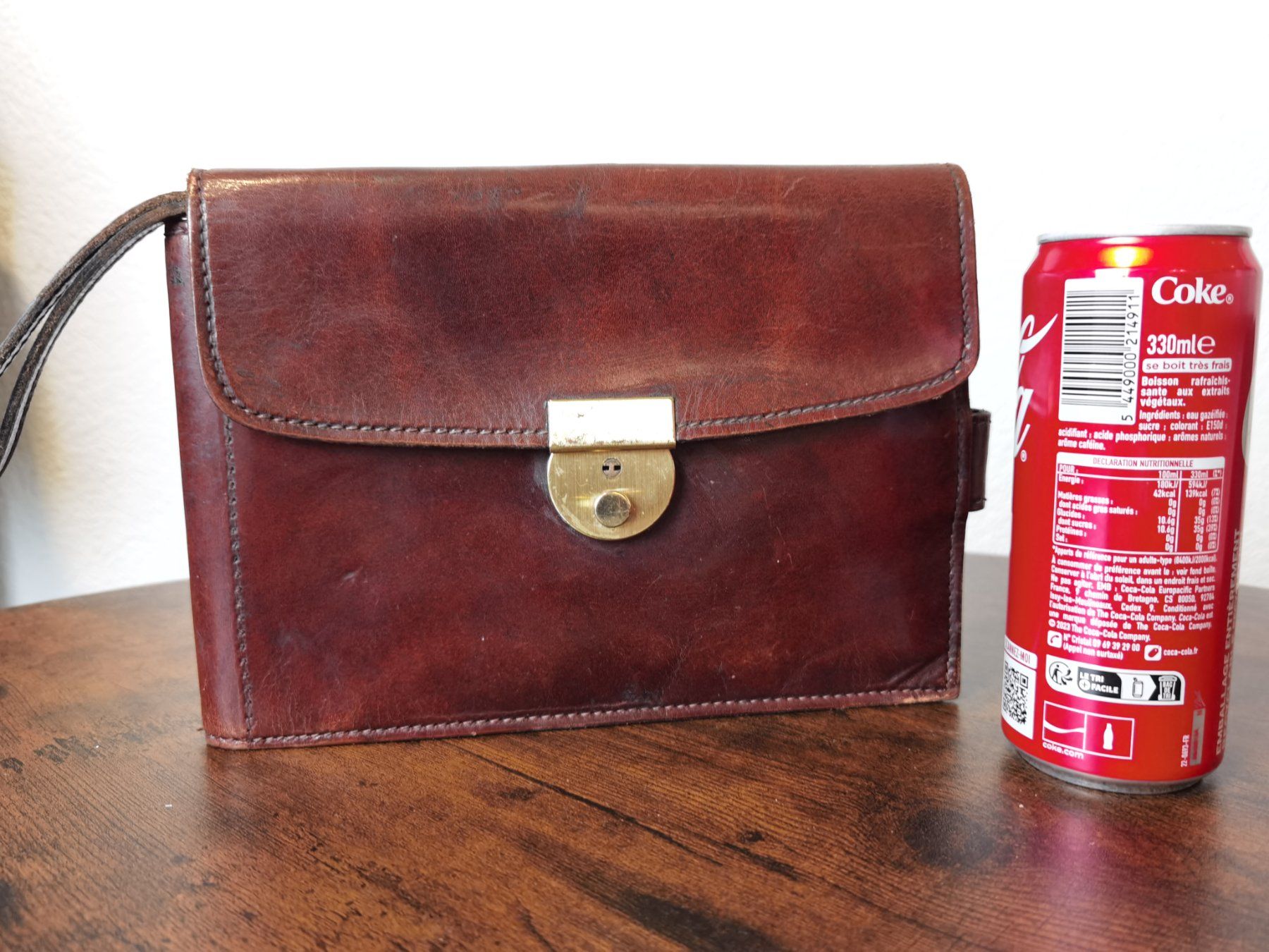 Borse: Vintage Herren Leder Handtasche – Usato da Reinach BL venduto da Coin-Vintage 9