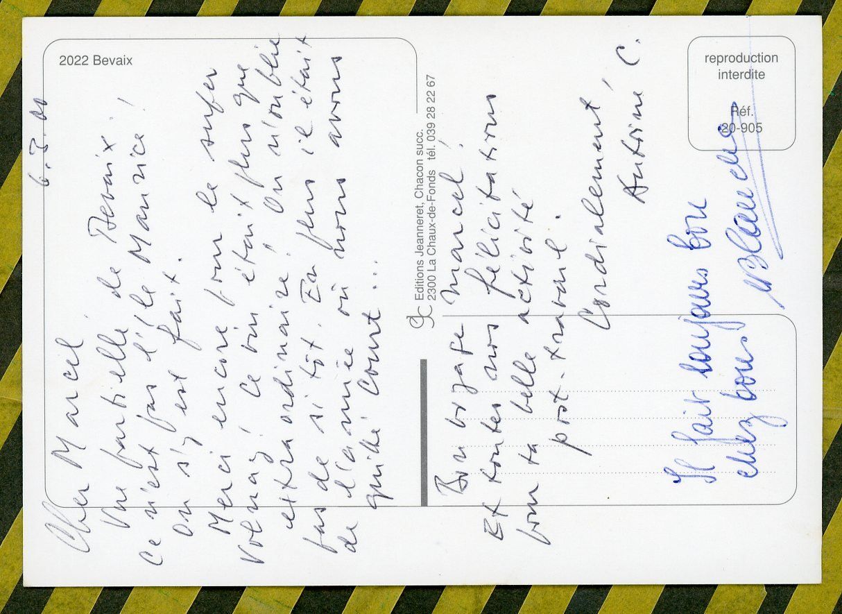 Cartoline postali: AK col Bevaix NE Flugbild ≈ 2000 – Usato da Basel venduto da Arkouda 1