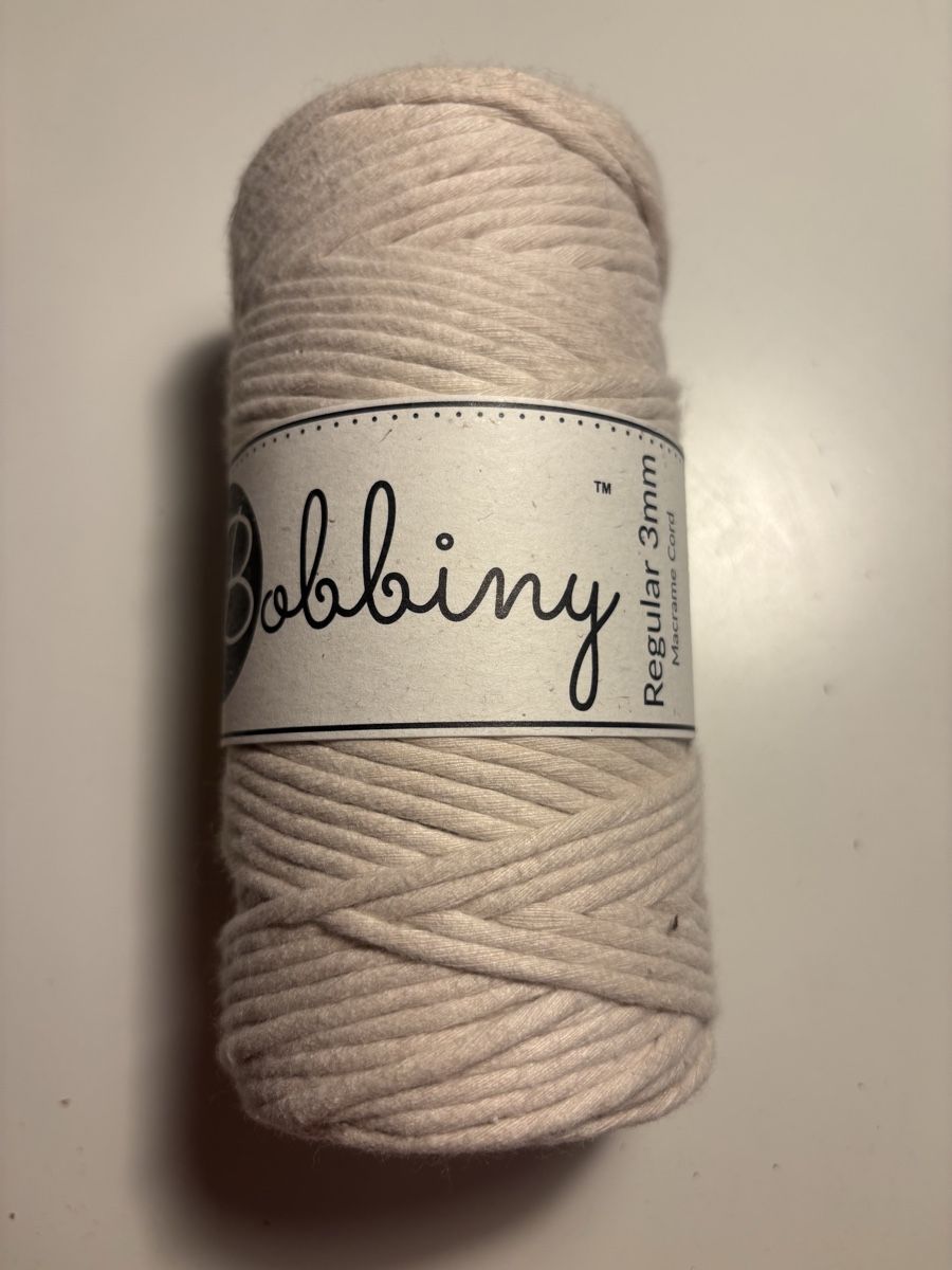 Cordelettes & Fils: Bobbiny Makramee Garn • Nude • 3mm • neu – Neuf avec emballage d'origine à Flumenthal par algr4444