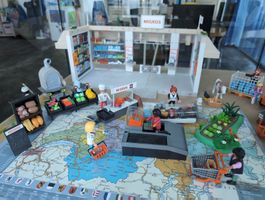 Playmobil Migros Set mit Figuren und Zubehör gebraucht