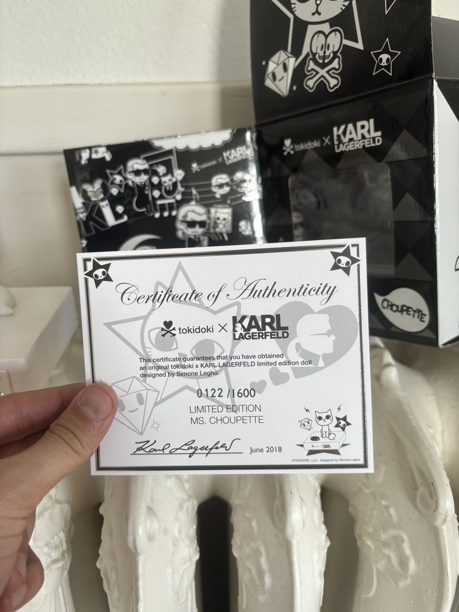 Statuette: Tokidoki x Lagerfeld Choupette Figur – Nuovo (secondo la descrizione) da Luzern venduto da serif23 2