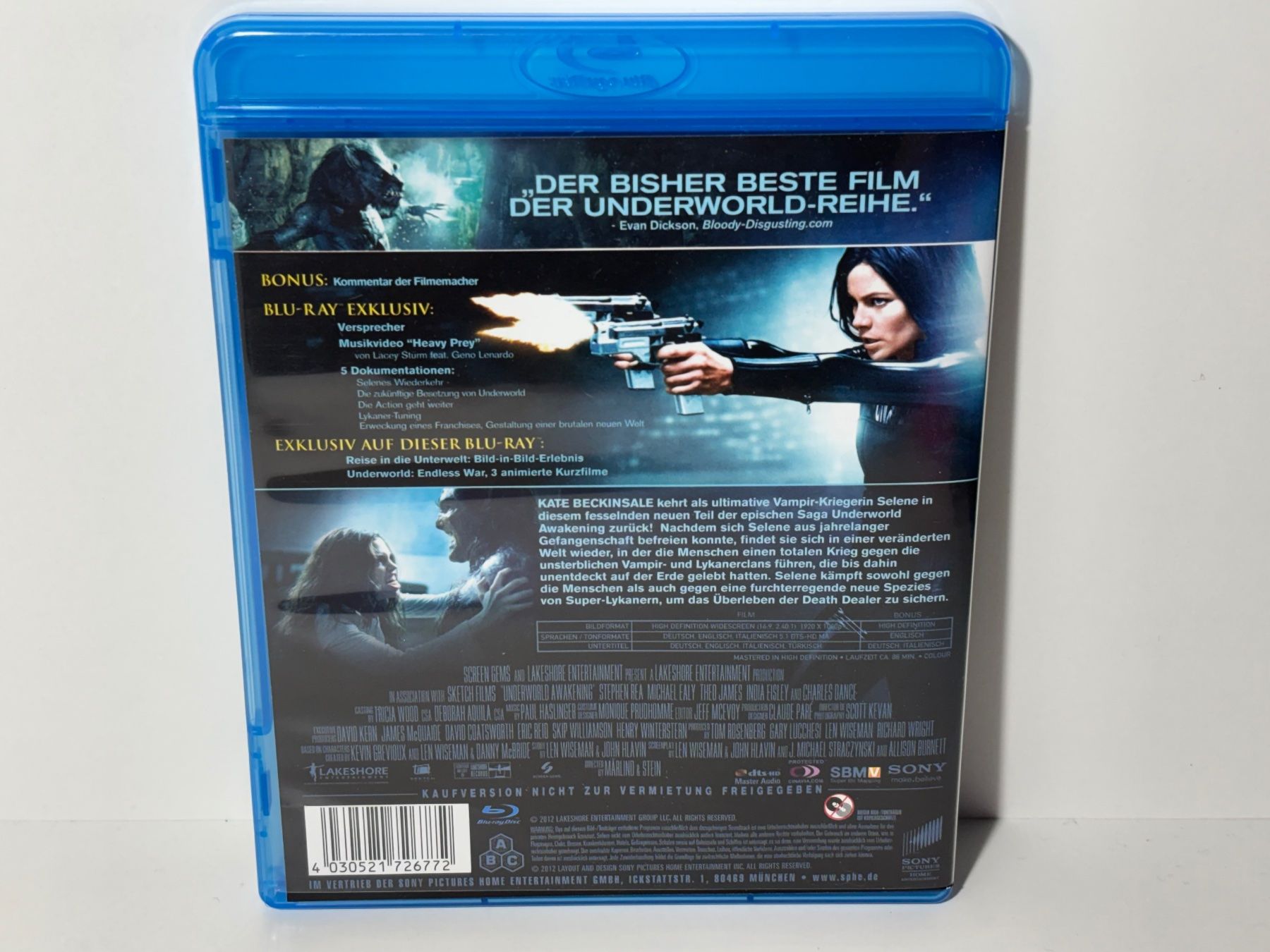 Tutti i DVDs: Underworld 1-5 Blu Ray – Usato da Wilderswil venduto da Sstriker 7