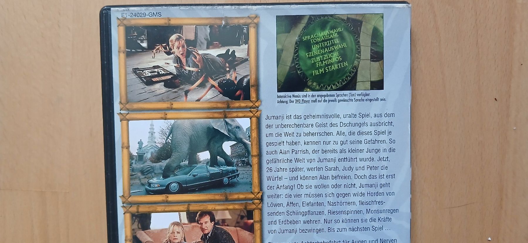 Tutti i DVDs: DVD JUMANJI – Usato da hinwil venduto da tho_j6kz 5